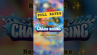 NEW POKEMON CHAOS RISING PULL RATES REVEALED! #pokemon #pokemontcg #pokemonpitchblack