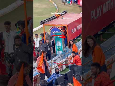 Kavya Papa & Venky Mama enjoying winning Celebrations in Uppal Stadium #venkatesh #kavyamaran #viral