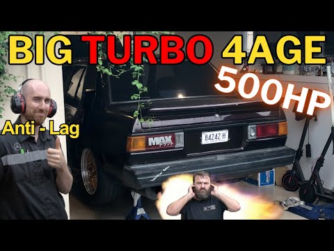 Big Turbo 4age Anti-Lag | 2-Step 500HP!