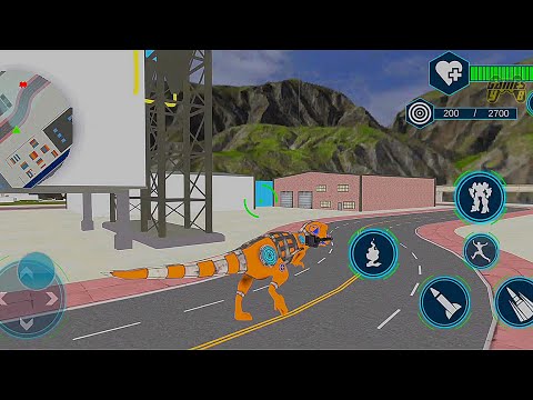 Car Robot Dino Transforming Game 2021: Bumblebee Dino Robot Wars - Android Gameplay
