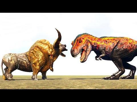 SE3 MINOTAUR vs. ARK DINOSAURS | ARK Dino Battle 🦎