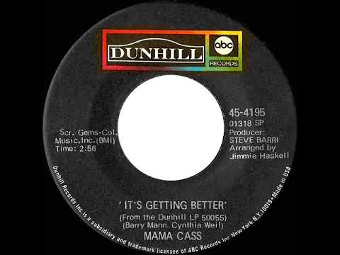 1969 HITS ARCHIVE: It’s Getting Better - Mama Cass Elliot (mono 45)