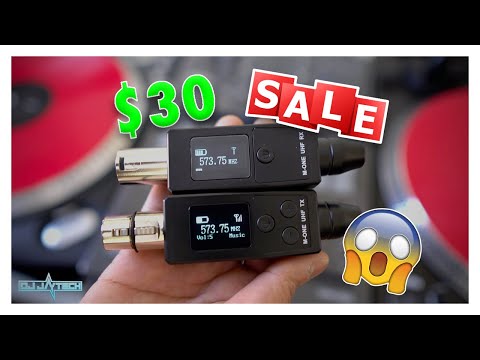 DIRT CHEAP $30 True Wireless XLR for Speakers DJ Setup | M-One from Temu Unboxing