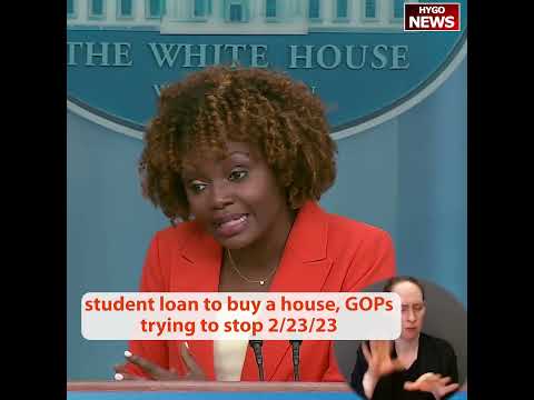 Q: Student loan before Supreme Court? A: to buy a house, GOPs trying to stop that help