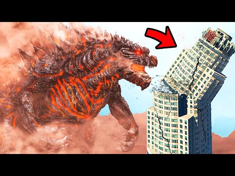 ГОДЗИЛЛА КОРОЛЬ МОНСТРОВ ПРОБУДИЛСЯ В ГТА 5 МОДЫ! GODZILLA ОБЗОР МОДА В GTA 5! ИГРЫ ГТА ВИДЕО MODS