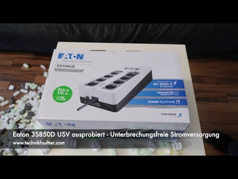 Eaton 3S 850 UPS DIN video