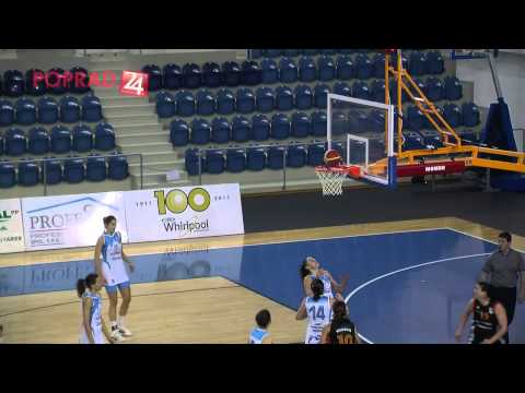 Poprad 24 - ŽBK Whirlpool Poprad - MBK Ružomberok 50:97 - február 2012