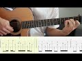 No One Knows My Name - Marc Scibilia - Guitar Tutorial + TABS on screen