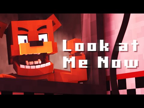 "Look at Me Now" | Minecraft FNAF Remix/Cover - Lyric Video