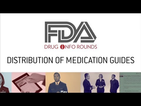 FDA Drug Info Rounds, October 2012: Distribution of...