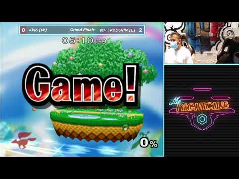 The Nightclub S1E12: Aklo (Fox, Link) vs MF | KoDoRiN (Marth) - Grand Finals SSBM