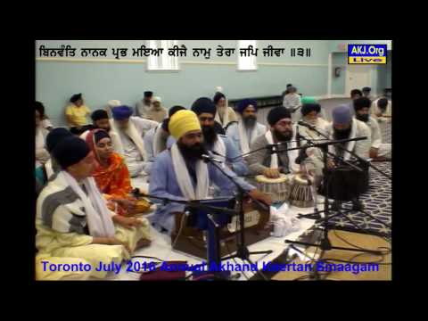 003 Toronto July 2016 Sunday AM - Bhai Jasdeep Singh Jee Toronto