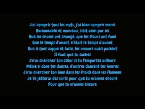 Celine Dion - Pour que tu m'aimes encore (Lyrics/Paroles HD)