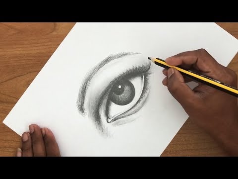 Drawing an Eye with only one Pencil