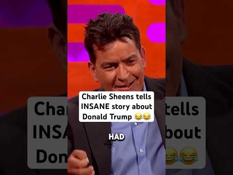 Charlie Sheen tells INSANE story about Trump #election #trump #biden #charliesheen