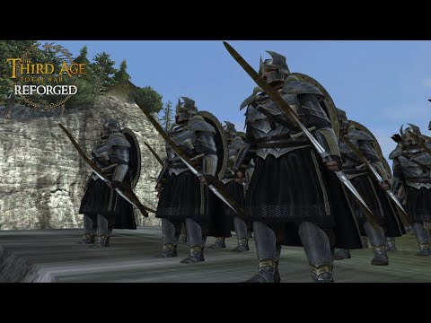 FOROSTAR, MIDDLE MEN INVASION OF NUMENOR (Siege Battle) - Third Age: Total War (Reforged)