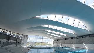 preview picture of video 'Centre aquatique du Val d'Europe - Plafond tendu BARRISOL'