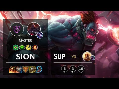 Sion Support vs Leona - BR Master Patch 10.9