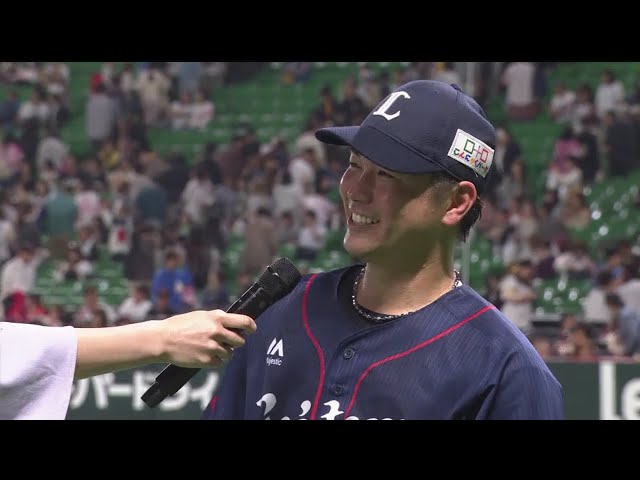 ライオンズ・岡田選手ヒーローインタビュー 2018/5/23 H-L