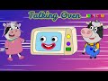 Talking Microwave Teaches Eat Healthy Food Kids Cartoon Animations For Children For Kids