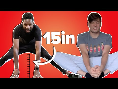 男性は一週間でスプリットをマスターしようとします。 (Men Try To Master The Splits In A Week)