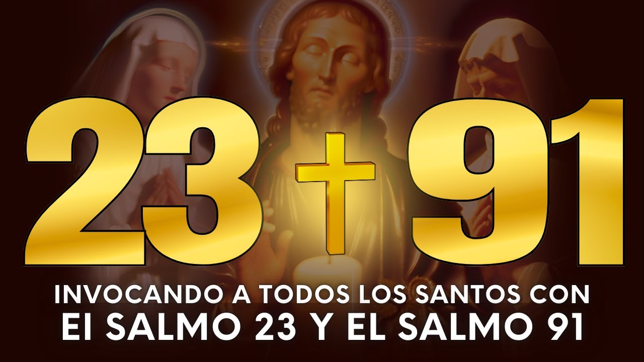 ¡SALMO 91 Y 23 PARA INVOCAR A SAN BENITO, SAN MIGUEL, SAN ANTONIO Y MARÍA LLEGAN A SER ASUSTADORES!