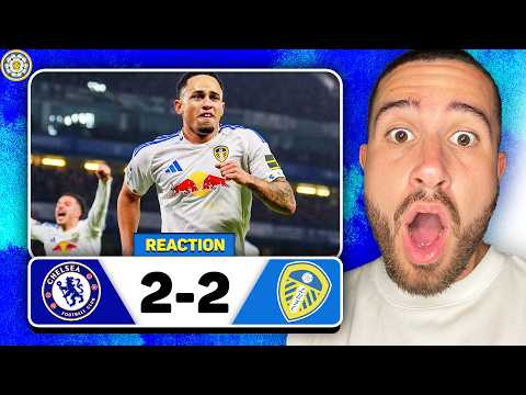 INSANE COMEBACK! HOW HAVE LEEDS DONE THAT?! - CHELSEA 2-2 LEEDS UNITED MATCH REACTION!