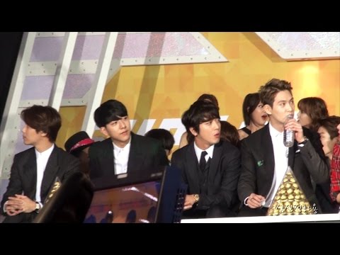 [HD]141221 SBS 가요대전 연예인석_CNBLUE_ 2부준비+수상자축하
