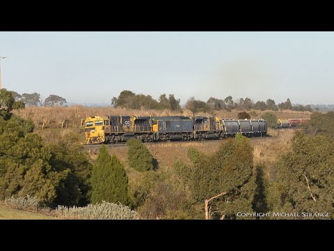 5KS2 SSR Grain Train At Murgheboluc Curves - PoathTV Australian Railways