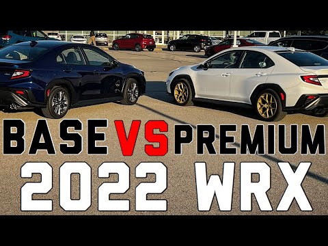 2022 Subaru WRX Premium vs BASE MODEL