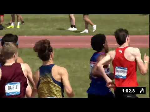 Peyton Daigle (16 yrs old) Ofsaa Senior Boys 800m