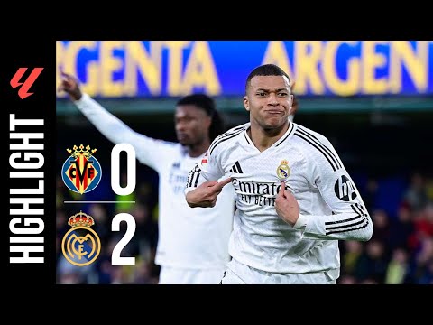 LaLiga Highlights | Real Madrid 2-0 Villarreal  Mbappé & Vinícius Shine