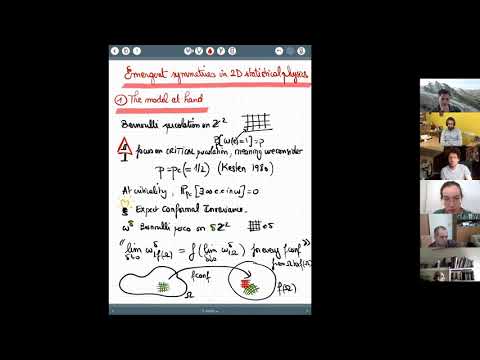 JIPS - Hugo Duminil-Copin (IHES and Université de Genève) / Emergent symmetries in 2D percolation