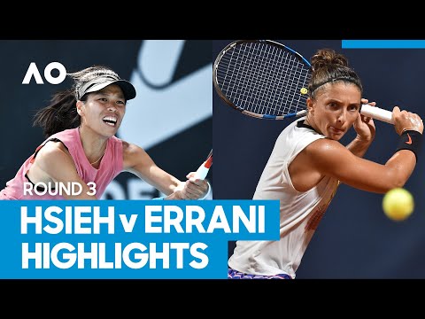 Su-Wei Hsieh vs Sara Errani Match Highlights (3R) | Australian Open 2021