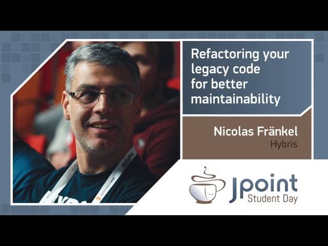 Refactoring your legacy code for better maintainability
