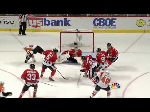 Daniel Briere Goal - Game 1, 2010 Stanley Cup Final Blackhawks vs. Flyers