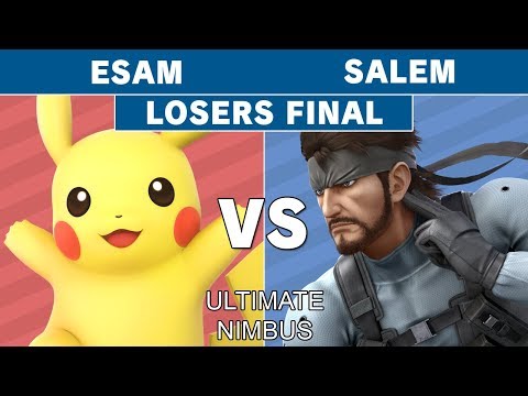 Ultimate Nimbus - PG | ESAM (Pikachu) VS Salem (Snake) Top 8 Losers Final - Smash Ultimate