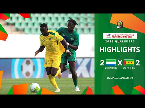 Sierra Leone 🆚 São Tomé and Príncipe | Highlights - #TotalEnergiesAFCONQ2023 -M...