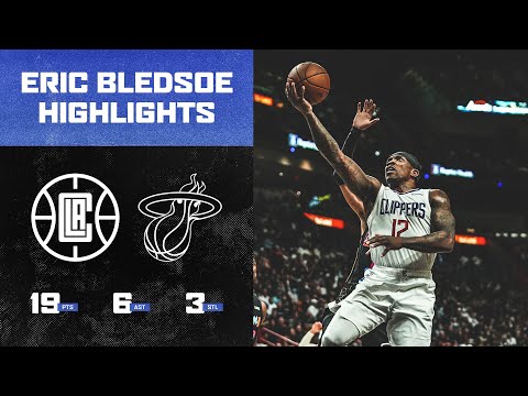 Eric Bledsoe grinded it out vs the Miami Heat. | LA Clippers