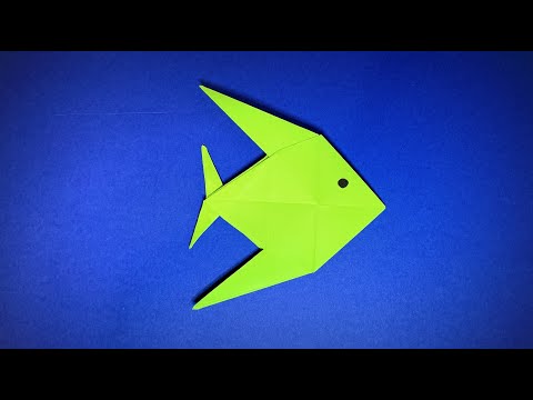 Origami Fisch | Wie man Papierfisch macht