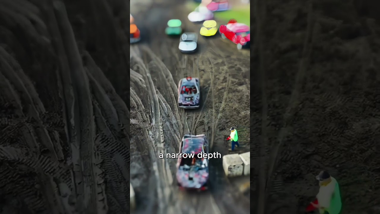 How Tilt-Shift Cameras Create Tiny Worlds 📷🚗 (@chaosmotorsportsmn)