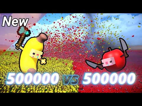 500,000vs500,000! 1 million axolotls fighting!?