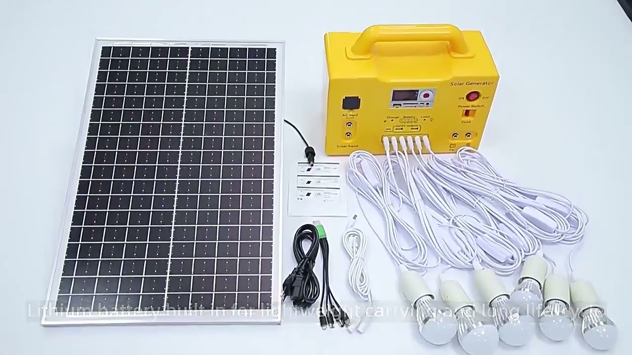 Solar Home Lighting System 12 Volt for Home & Outdoor | Affordable & Eco-Friendly