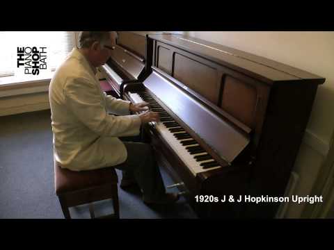 1920s J&J Hopkinson Upright Piano @ The Piano Shop Bath