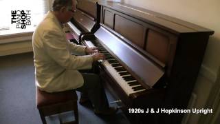 1920s J&J Hopkinson Upright Piano @ The Piano Shop Bath