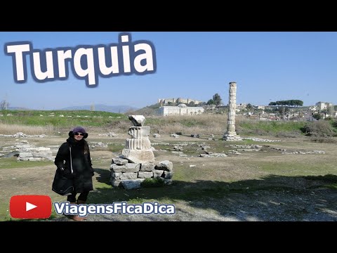Templo de Artemis uma das Sete maravilhas do mundo antigo em Selçuk na Turquia  | ViagensFicaDica.