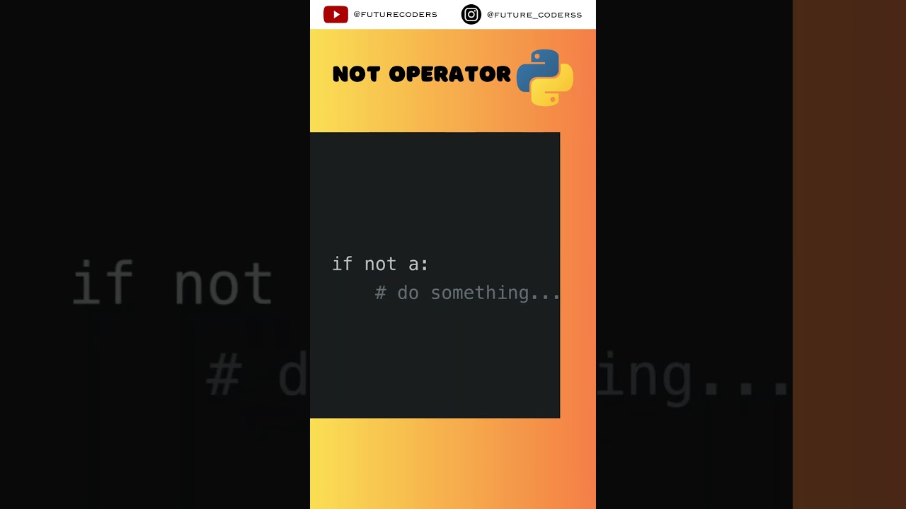 Python's 'not' Operator: Simplify Your Checks for Empty Structures! #PythonNotOperator #PythonTips