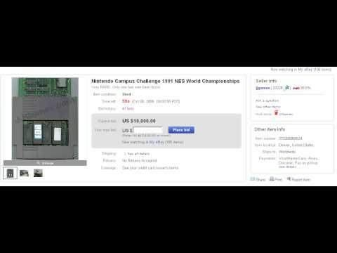 Ebay - Nintendo Campus Challenge 1991 NES World Championships - Bidding REALTIME! 20100$!