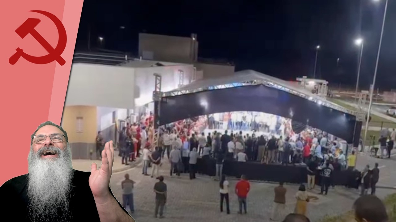 LULA só CONSEGUE ATRAIR MEIA DÚZIA em EVENTO em SERGIPE: CADÊ os ELEITORES do PINGUÇO CORRUPTO?
