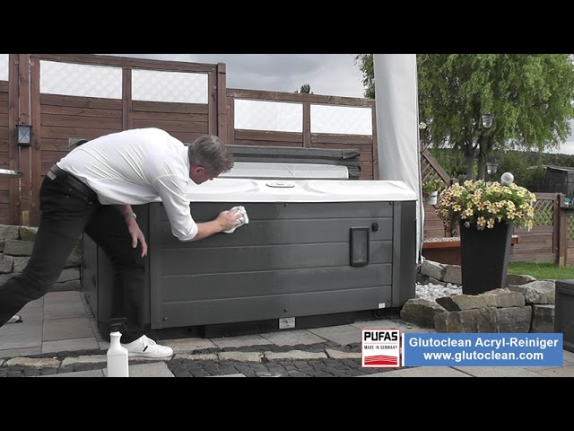 Video teaser for Glutoclean Acryl Reiniger – bringt Acryloberflächen zum Glänzen!